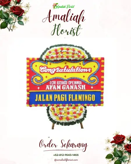 Sewa Papan Bunga Fena Fafan